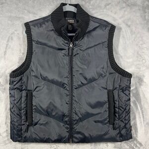Guide Series Puffer Vest Women's XL Black Quilted Zip Up Sleeveless‎ Down Blend